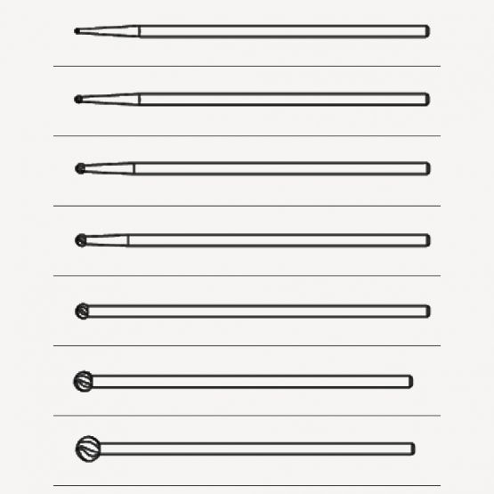 VOI Carbide Long Round Bur